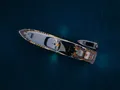 THUNDER Palmer Johnson 150 - top aerial shot THUNDER Palmer Johnson 150 - top aerial shot