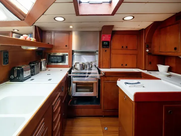 TIGRIS Nautor's Swan 76 - galley TIGRIS Nautor's Swan 76 - galley