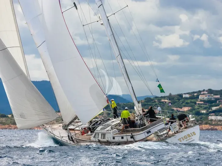 TIGRIS Nautor's Swan 76 - sailing aft shot TIGRIS Nautor's Swan 76 - sailing aft shot