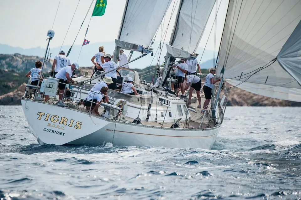 TIGRIS Nautor's Swan 76 - sailing aft