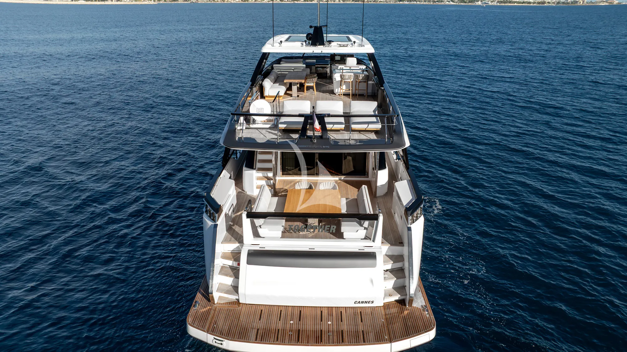 Charter Yacht TOGETHER - Ferretti 940 - 5 Cabins - Cannes - St Tropez - Nice - Antibes - Monaco - French Riviera
