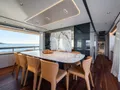 TOGETHER Ferretti 940 - main saloon dining area TOGETHER Ferretti 940 - main saloon dining area