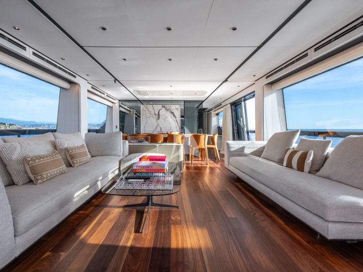 TOGETHER Ferretti 940 - main saloon TOGETHER Ferretti 940 - main saloon