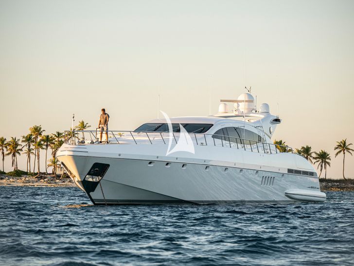 TOTAL Mangusta 108 Crewed Motor Yacht Front TOTAL Mangusta 108 Crewed Motor Yacht Front