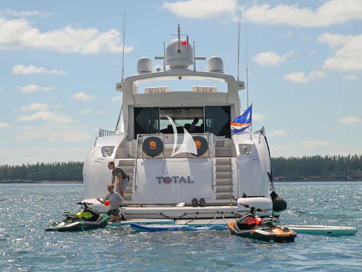 TOTAL Mangusta 108 Crewed Motor Yacht Swimming Platform