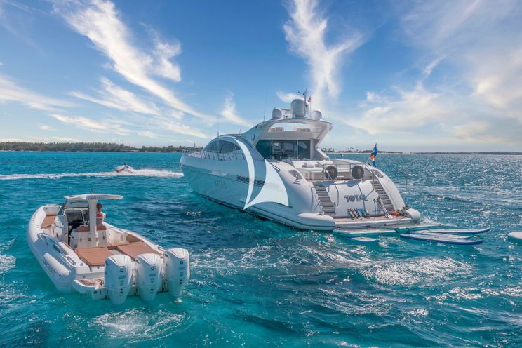 Charter Yacht TOTAL - Mangusta 108 - 4 Cabins - Nassau - Exumas - Bahamas