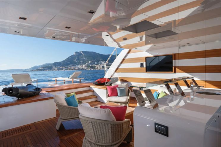 Charter Yacht TOY - Mangusta Oceano 43 - 5 Cabins - Cannes - Monaco - St Tropez - French Riviera