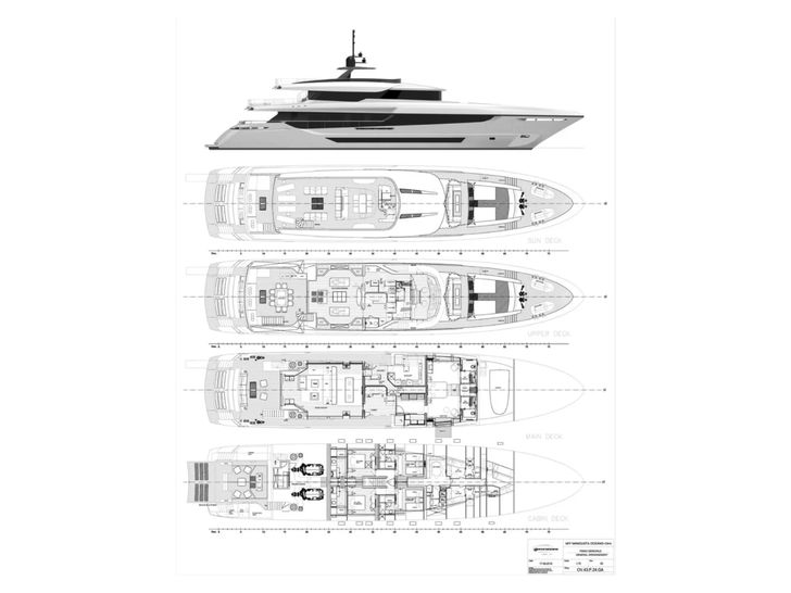 TOY Mangusta Oceano 43 - layout TOY Mangusta Oceano 43 - layout