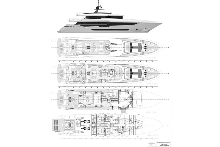 Layout for TOY Mangusta Oceano 43 - layout
