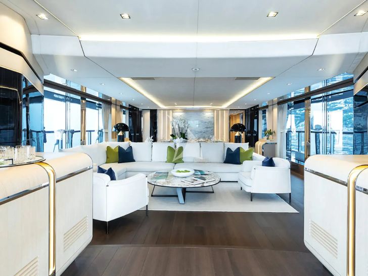 TOY Mangusta Oceano 43 - main saloon TOY Mangusta Oceano 43 - main saloon