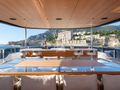 TOY Mangusta Oceano 43 - sky deck dining area and bar TOY Mangusta Oceano 43 - sky deck dining area and bar