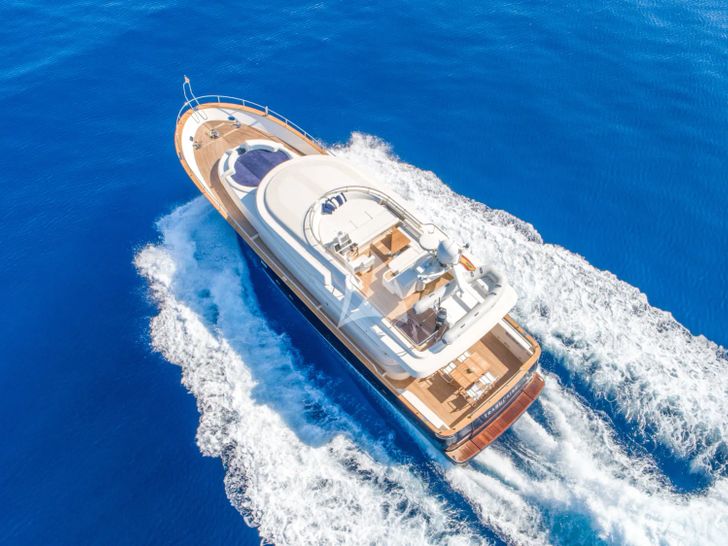 TRABUCAIRE Apreamare 66 - cruising aerial shot TRABUCAIRE Apreamare 66 - cruising aerial shot