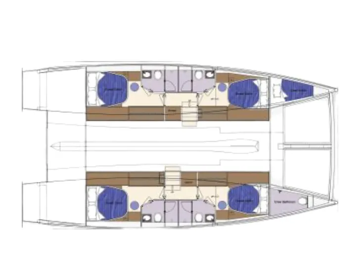TRADITION Seaview 50 - cabin layout TRADITION Seaview 50 - cabin layout