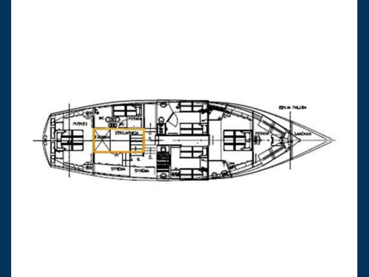 TREBENNA Custom Sailing Yacht 23m layout