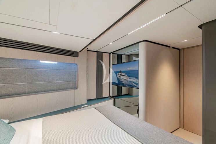 Charter Yacht TRILOGY - Ferretti Infynito 80 - 4 Cabins - Sicily - Lipari - Panarea - Aeolian Islands - Italy