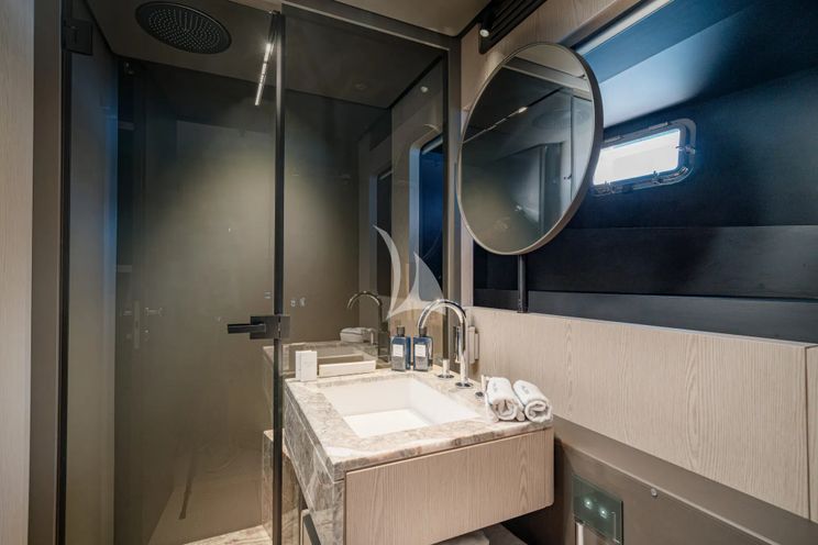 Charter Yacht TRILOGY - Ferretti Infynito 80 - 4 Cabins - Sicily - Lipari - Panarea - Aeolian Islands - Italy