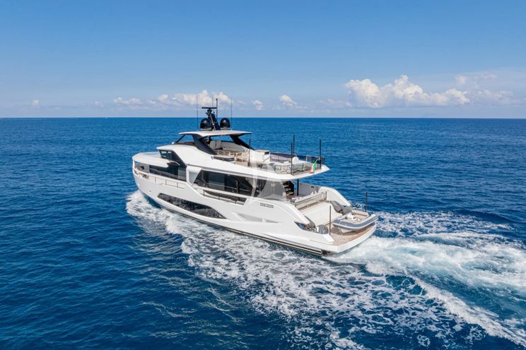 Charter Yacht TRILOGY - Ferretti Infynito 80 - 4 Cabins - Sicily - Lipari - Panarea - Aeolian Islands - Italy