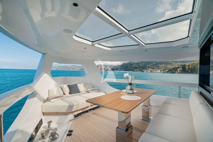 Charter Yacht TRILOGY - Ferretti Infynito 80 - 4 Cabins - Sicily - Lipari - Panarea - Aeolian Islands - Italy