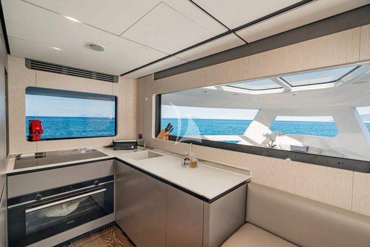 Charter Yacht TRILOGY - Ferretti Infynito 80 - 4 Cabins - Sicily - Lipari - Panarea - Aeolian Islands - Italy