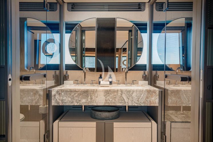 Charter Yacht TRILOGY - Ferretti Infynito 80 - 4 Cabins - Sicily - Lipari - Panarea - Aeolian Islands - Italy