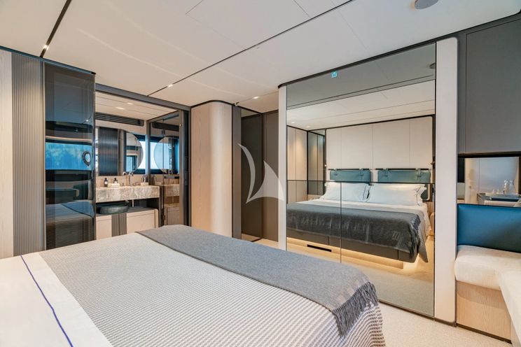 Charter Yacht TRILOGY - Ferretti Infynito 80 - 4 Cabins - Sicily - Lipari - Panarea - Aeolian Islands - Italy