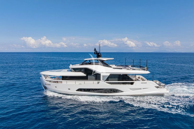 Charter Yacht TRILOGY - Ferretti Infynito 80 - 4 Cabins - Sicily - Lipari - Panarea - Aeolian Islands - Italy