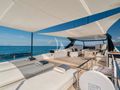 TRILOGY Ferretti Infynito 80 - sundeck sunbathing area TRILOGY Ferretti Infynito 80 - sundeck sunbathing area