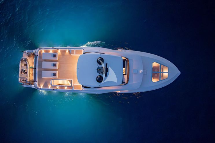 Charter Yacht TRILOGY - Ferretti Infynito 80 - 4 Cabins - Sicily - Lipari - Panarea - Aeolian Islands - Italy