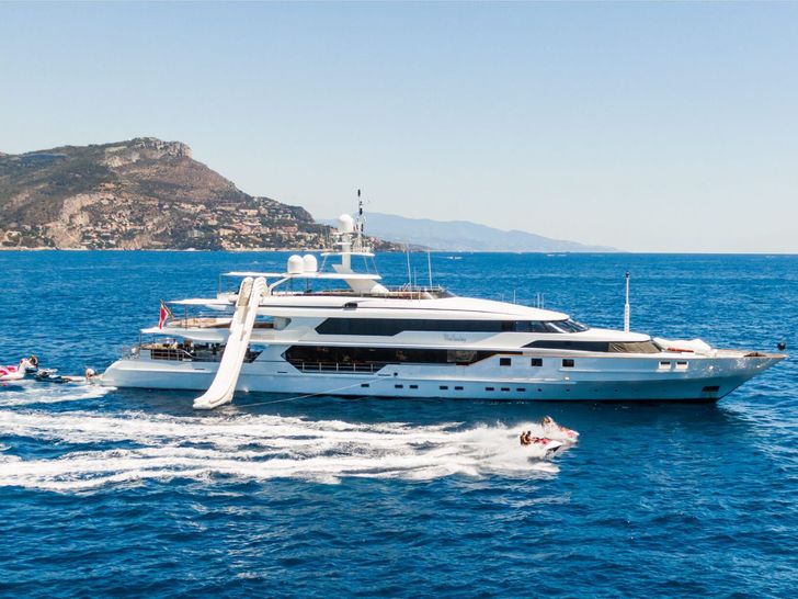 THE WELLESLEY Oceanco 184 - cruising with the jet ski and tender THE WELLESLEY Oceanco 184 - cruising with the jet ski and tender