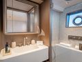 TWINS Ferretti Custom Line Navetta 30 - VIP cabin 1 bathroom TWINS Ferretti Custom Line Navetta 30 - VIP cabin 1 bathroom