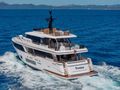 TWINS Ferretti Custom Line Navetta 30 - cruising aft view TWINS Ferretti Custom Line Navetta 30 - cruising aft view