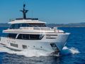 TWINS Ferretti Custom Line Navetta 30 - cruising bow view TWINS Ferretti Custom Line Navetta 30 - cruising bow view