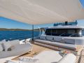TWINS Ferretti Custom Line Navetta 30 - foredeck lounge TWINS Ferretti Custom Line Navetta 30 - foredeck lounge