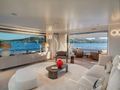 TWINS Ferretti Custom Line Navetta 30 - main saloon TWINS Ferretti Custom Line Navetta 30 - main saloon