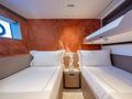 TWINS Ferretti Custom Line Navetta 30 - twin cabin with a Pullman TWINS Ferretti Custom Line Navetta 30 - twin cabin with a Pullman