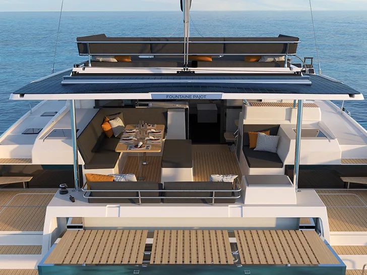 Fountaine Pajot Tanna 47 - aft shot Fountaine Pajot Tanna 47 - aft shot