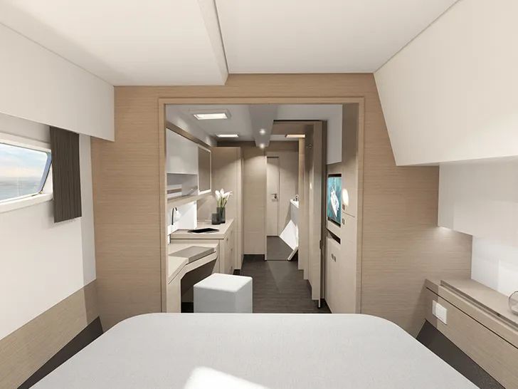 Fountaine Pajot Tanna 47 - master cabin Fountaine Pajot Tanna 47 - master cabin