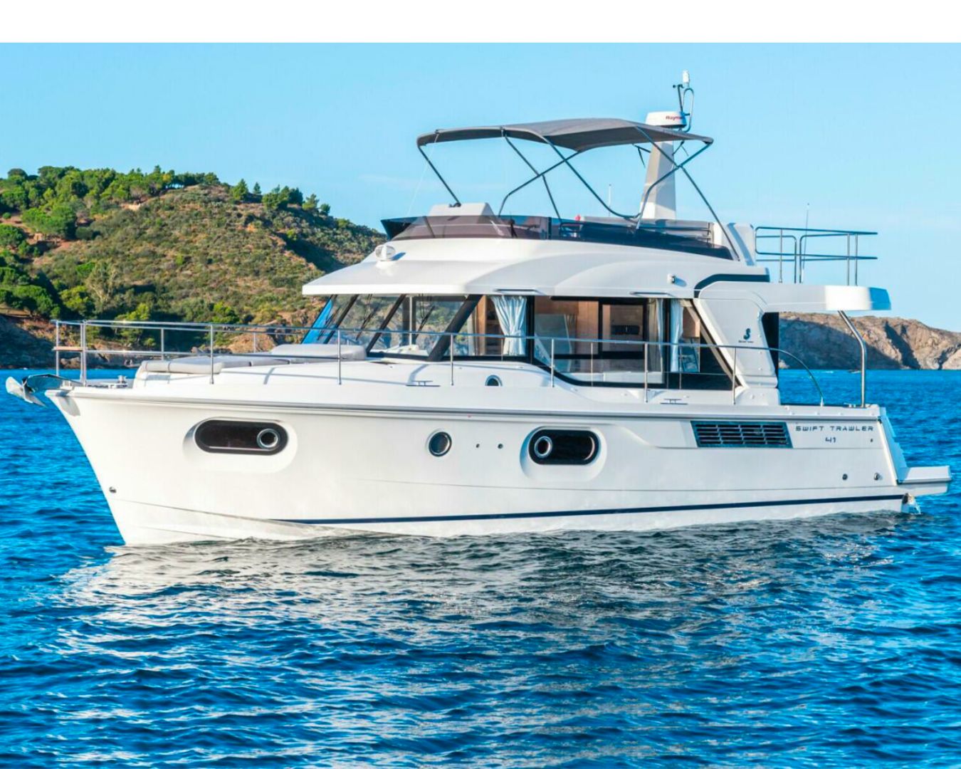 Swift Trawler 42 Fly - Juan Les Pins - Cannes - Nice - St Tropez - Monaco - The French Riviera Day Charter Yacht