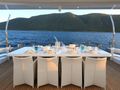 UKIEL Aegean Explorer M26 aft alfresco dining area