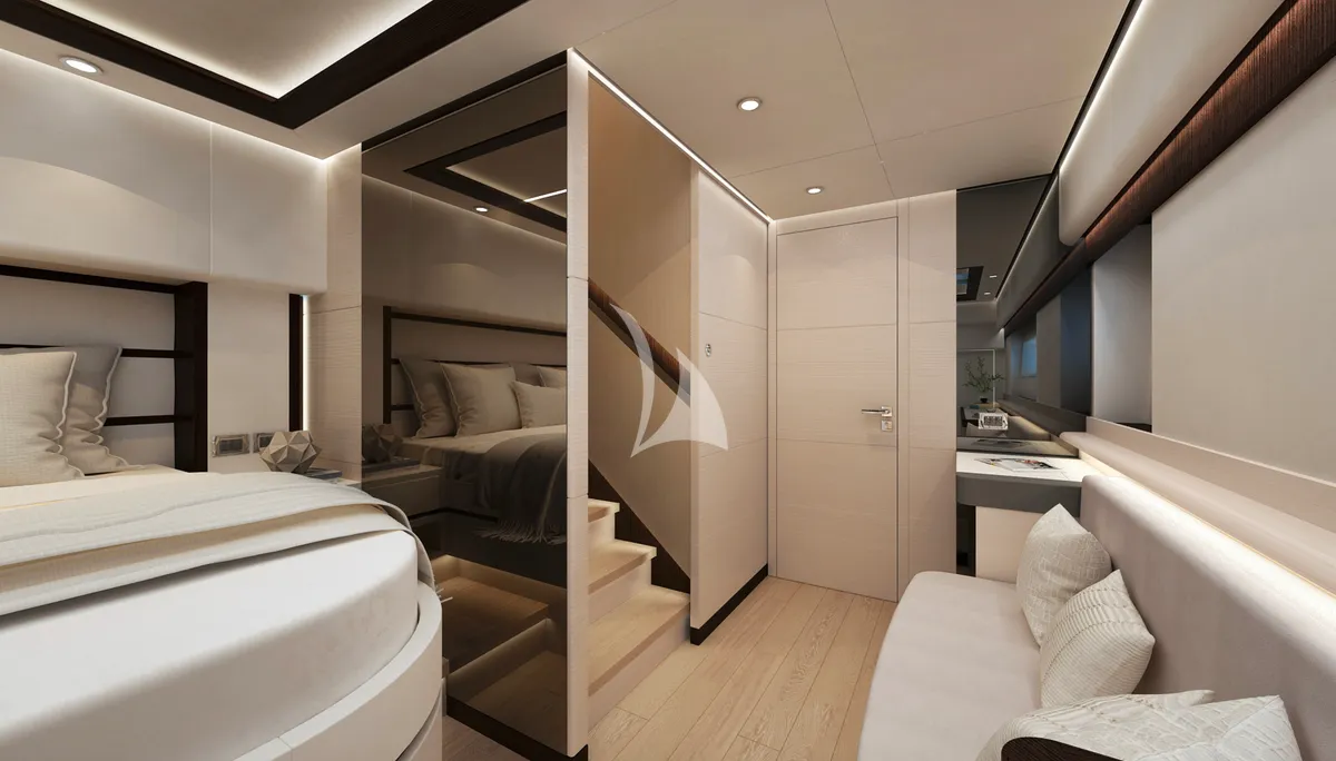 UNDER THE RADAR HeySea 80 - double cabin with desk area and sofa