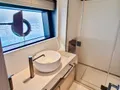 UPSTREAM Ferretti Custom Line Navetta 33 - VIP cabin 1 bathroom UPSTREAM Ferretti Custom Line Navetta 33 - VIP cabin 1 bathroom