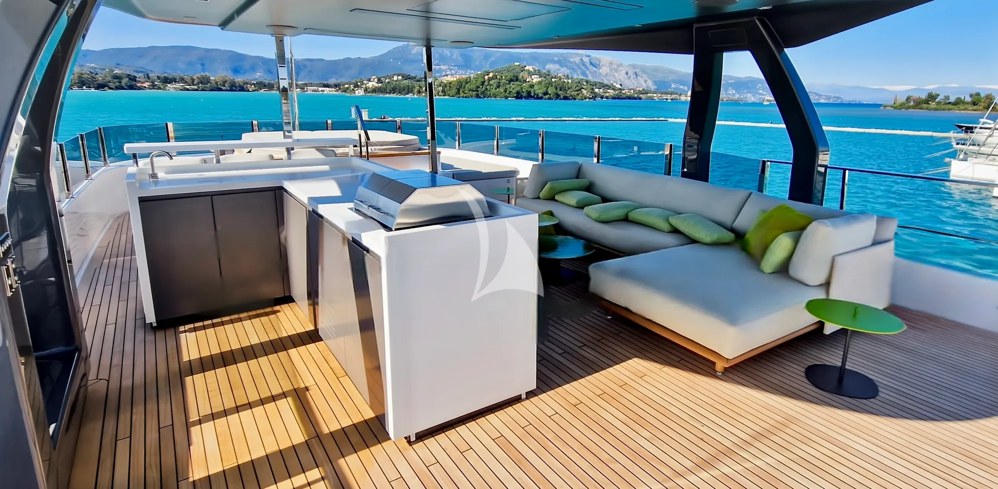 Charter Yacht UPSTREAM - Ferretti Custom Line Navetta 33 - 5 Cabins - Cogolin - Cannes - Nice - Antibes - St Tropez - Monaco - French Riviera