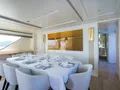 VALENTINA II Sanlorenzo SD90 - indoor dining area VALENTINA II Sanlorenzo SD90 - indoor dining area