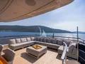 VALENTINA II Sanlorenzo SD90 - sundeck aft lounge VALENTINA II Sanlorenzo SD90 - sundeck aft lounge