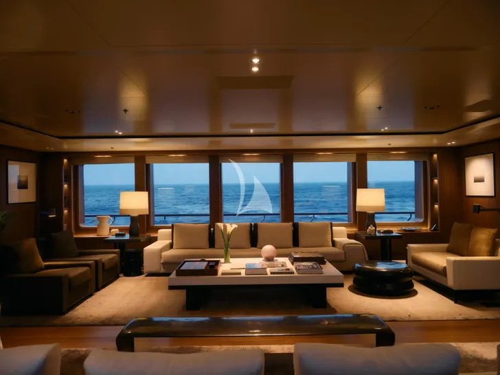 VASSA Feadship 68m - main saloon lounge VASSA Feadship 68m - main saloon lounge