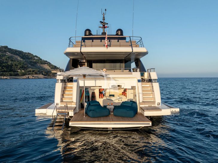 VAUBAN Sanlorenzo SL120 Asymmetric - aft shot VAUBAN Sanlorenzo SL120 Asymmetric - aft shot