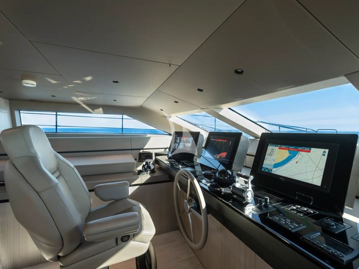 VAUBAN Sanlorenzo SL120 Asymmetric - cockpit VAUBAN Sanlorenzo SL120 Asymmetric - cockpit