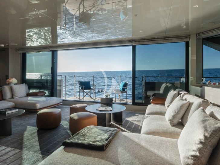 VAUBAN Sanlorenzo SL120 Asymmetric - main saloon lounge VAUBAN Sanlorenzo SL120 Asymmetric - main saloon lounge