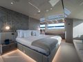 VAUBAN Sanlorenzo SL120 Asymmetric - master cabin bed VAUBAN Sanlorenzo SL120 Asymmetric - master cabin bed