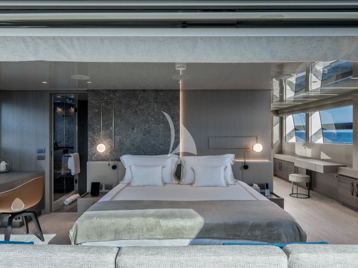 VAUBAN Sanlorenzo SL120 Asymmetric - master cabin full deck VAUBAN Sanlorenzo SL120 Asymmetric - master cabin full deck